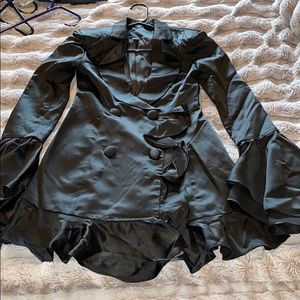 Black business suit dress